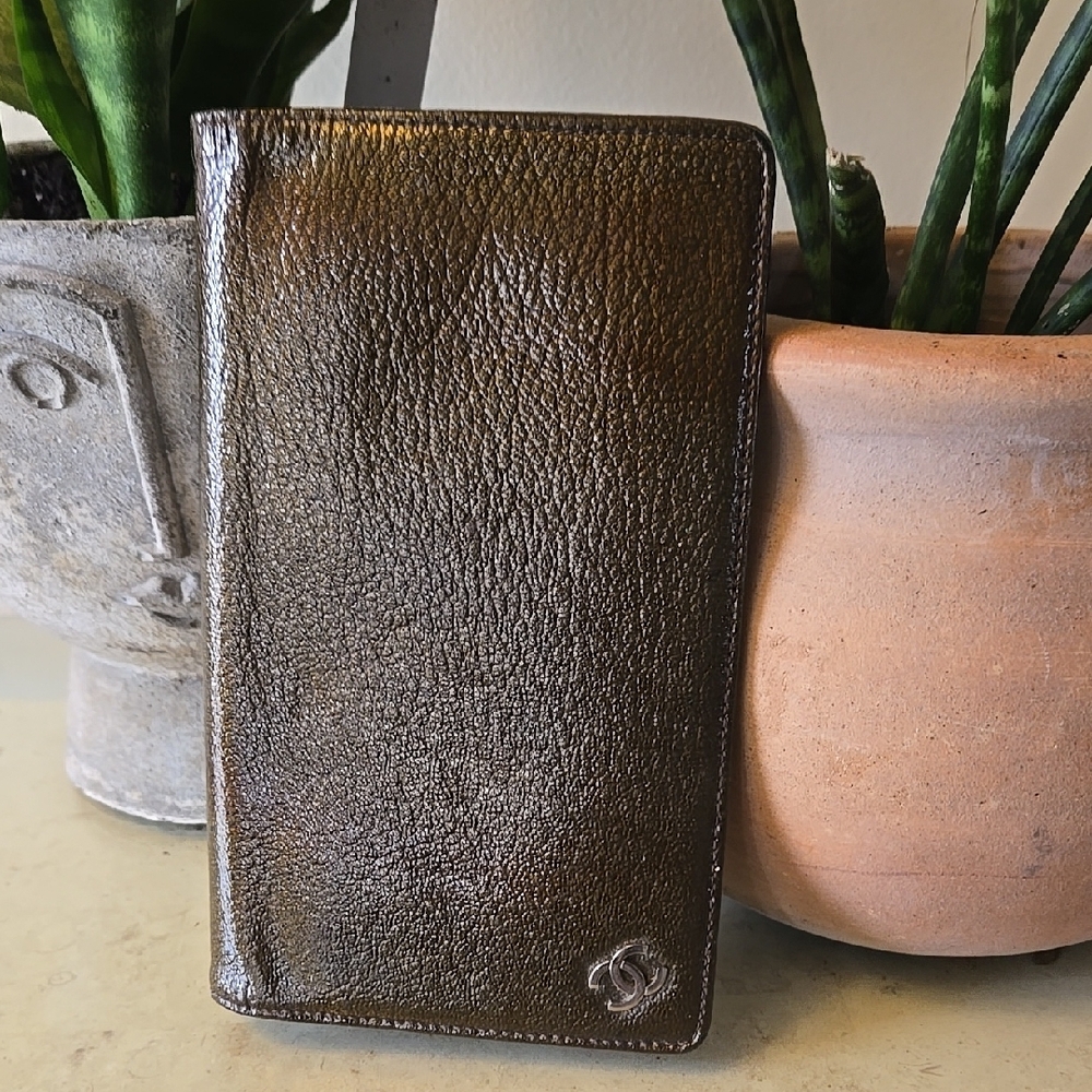Chanel Bronze Leather Wallet